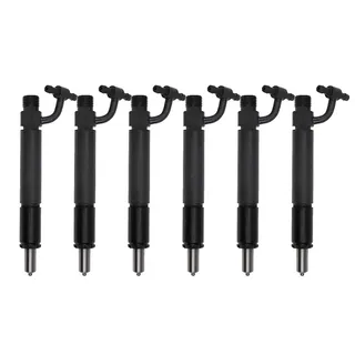 6PCS Fuel Injector With Cap 749039C91 682654C91 for Case IH Engine D-466 DT-466 DT-466B DTI-466 DTI-466B DTI-466C
