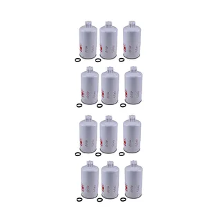 12Pcs Fuel Water Separator Filter FS1212 for Freightliner Kenworth Peterbilt