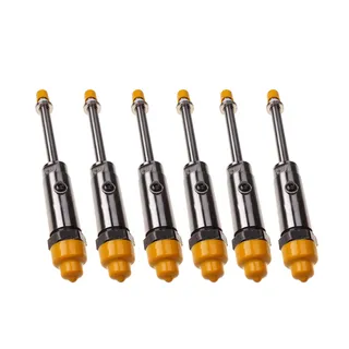 6Pcs Fuel Injector Pencil Nozzle 4W-7018 4W7018 for Caterpillar CAT 3406B 3432 3408 3408B