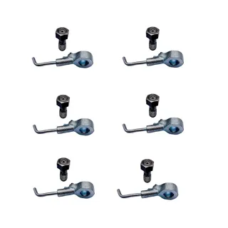 6PCS Oil Nozzle ME014316 for Mitsubishi Engine 6D34 Kobelco Excavator SK200-6