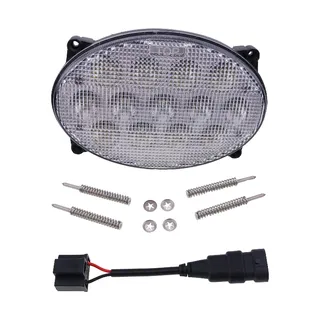 7.12Inch 65W Oval LED Hood Light for John Deere Tractor 7020-7030 8020-8030 8R Series