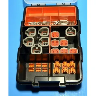72 Pcs Deutsch DTP 4-Pin Connector Kit for 12-14 AWG Solid Contacts Kit
