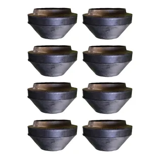 8 Mount Rubber Cushions 4355158 for Hitachi EX27U EX30U EX33U EX35U EX50U EX55UR-3 ZX40U-3 ZX50U-2 ZX55UR-2