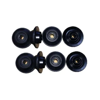 8 Pcs Rear Engine Mounting Rubber Cushion 205-01-65210 for Komatsu Excavator PC1600-1 PC200-2 PC220-2
