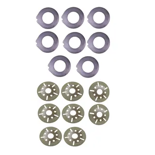 8 Pieces Brake Disc 9R-9401 & Friction Plate 133-7234 for Caterpillar CAT Loader 416B 416C 426B 438C