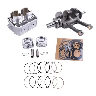 80mm Standard Durable Cylinder Piston Gasket Crankshaft Overhaul Rebuild Kit for Polaris RZR Ranger 800