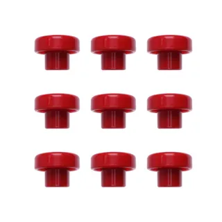 9 pcs Red Buttons for E-Stop Switch ED250B-1 ZJK-250 250A Emergency Stop switch for Albright Electric Stacker Forklift Pallet Car