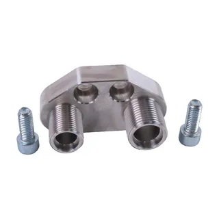 A/C Compressor Adapter for Sanden SD7B10 7176 made of Billet Aluminum