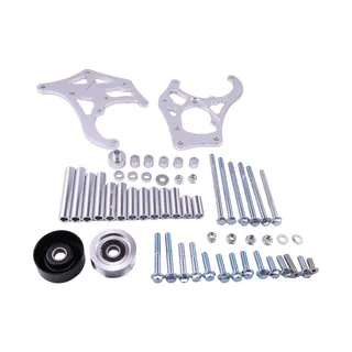 A/C Compressor Bracket TD944-Silver-T for GM Engine LSX LS1 LS2 LS3 LS6 L76 Sanden 508 709