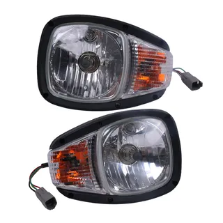 24V A Pair Headlight 195-0192 195-0191 for Caterpillar CAT Engine 3054C 3044C C4.4 3054 Loader 906H 907H 908H