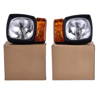 A Pair 24V Head Lamp 212-9358 212-9357 for Caterpillar CAT Engine 3024 3034 3054 Loader 416C 416D 420D