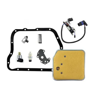 A518 A618 46RH 46RE 47RE 47RH Transmission Solenoid & Transducer Sensor Filter Spring Set for Dodge Jeep 1998-1999