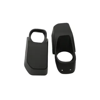 A Pair Steel Bumper Fog Light Lamp Covers 68231963AA 68231962AA for 13-18 Jeep Wrangler JK
