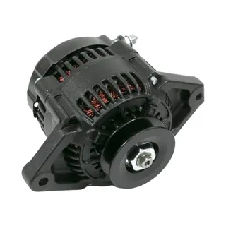 Aftermarket Top Street Performance ES1004BK 90 Amp Alternator Black Mini Denso Racing Style