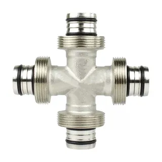 Multi Directional 3/4" Cross Fitting Tube M8042 for Maxline Compressed Air Piping