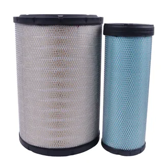 Air Filter Kit 600-185-5100 for Komatsu SA6D125E-3 SAA6D107E-1A SAA6D114E-2A SAA6D125E-3A Engine PC300-7 PC350-7 PC360-7 PC400-7 PC400LC-7 Excavator
