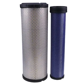 Aftermarket Donaldson P536940 P536941 Fleetguard AF25524 AF25521 Baldwin RS3708 RS3709 Caterpillar CAT 3I-2143 31-2144 WIX 46662 46663?Air Filter Inner Outer Set