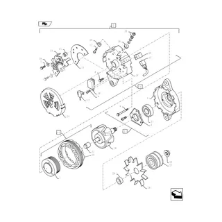 Alternator VH270402192A VHS270402500 2B95-50 27040-2191 For Kobelco Excavator SK260-8 Hino Engine J05E