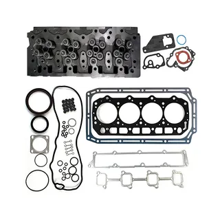 Yanmar 4TNV94L 4TNV98 Komatsu 4D94LE-2 Engine Complete Cylinder Head with Full Gasket Kit for Hitachi Excavator ZX60USB-3F ZX65USB-3F