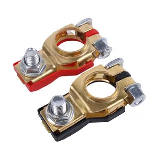 A Pair Battery Terminal Assembly 80982-76014-71 for Toyota Engine 1DZ 4Y Forklift 2TD20 2TG25 4FD 5FG 5FD 6FD 6FG 7FD 7FG 8FD 8FG 02-6FD18 72-8FD25 FDZN20 FDZN30