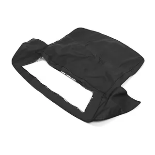 Black Convertible Soft Top With Plastic Window COR86989 COR0003 for Chevrolet Corvette