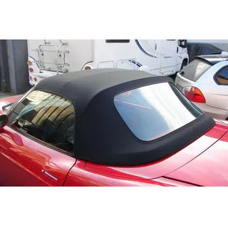 Black Fiat Barchetta Convertible Soft Top