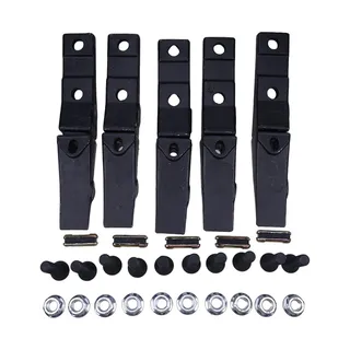 5 Pieces Bolt-On Shanks Teeth & Pins Assembly 6737322 for Many Bobcat Skid Steer Buckets