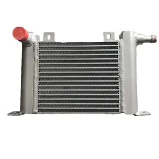 For Komatsu Excavator PC27MR-2 PC30MR-2 PC35MR-2 Engine 3D82AE Hydraulic Oil Cooler 22L-03-21121 22L-03-21122
