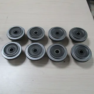 8PCS Engine Rubber Cushion Feet For Caterpillar CAT 350