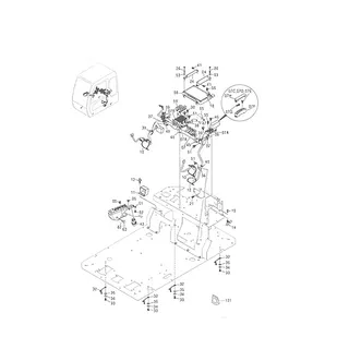 Controller 4487307 for Hitachi ZX200-1 ZX200 ZX200-E ZX200-HHE ZX200-X Excavator