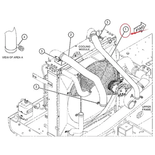 Cooling Hose 457-4096 for Caterpillar CAT 326D2 329D2 E329D2 330D2 Excavator C7.1 Engine