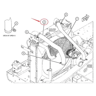 Cooling Hose 457-4097 for Caterpillar CAT 326D2 329D2 E329D2 330D2 Excavator C7.1 Engine