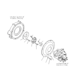 Coupling Assy 20P-01-81200 for Komatsu Excavator PC28UU-3 PC27R-8