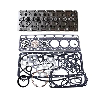Engine S2800 Complete Cylinder Head with Full Gasket Kit for Kubota Tractor M4950-S M4950DT-S M4950 M4950DT Excavator KH-191 Generator GV-3240 GV-3240SW Indirect Injection