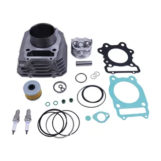 Cylinder Piston Gasket Top End Rebuild Kit 12000-HC4-000 12100-HC4-000 for Honda ATV TRX300 TRX300FW