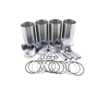 Cylinder Liner 4 Units 1 Set For Komatsu Excavator PC110R-1 PW110R-1 Yanmar Engine 4TNV106 Komatsu Engine 4D106