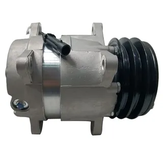 Delphi V5 A/C Compressor 42N-07-11170 for Komatsu Backhoe Loader WB93R-5 WB93R-5E0 WB93R-5E0  WB97R-5 WB97R-5E0 WB97S-5E0 WB93S-5 WB97S-5