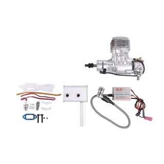 DLE-20 Single Cylinder Two Stroke Side Exhaust Gas Engine for High-Performance Large-Scale RC Aircraft