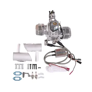DLE-40 Single Cylinder Two Stroke Side Exhaust Gas Engine for High-Performance Large-Scale RC Aircraft