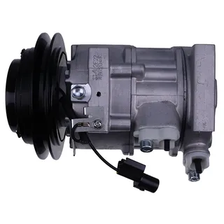 Doowon DV9 A/C Compressor with Single Groove 12 Volt Clutch TE16-0023A for Kioti Tractor
