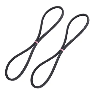 2 Pieces Drive Belt 607400 603907 for Hustler Mower Raptor Limited SD SDX