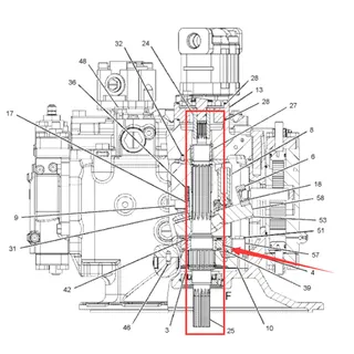 Drive Shaft 383-3940 for Caterpillar Excavator CAT 311D-LRR 312D-L 313D 314C 315D-L 318D-L