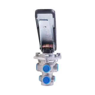 E-3 Single Circuit Foot Brake Valve With Pedal Replace Haldex KN22100 Bendix 277863 Automann 170.277863 IHC 428186R2 Velvac 034038
