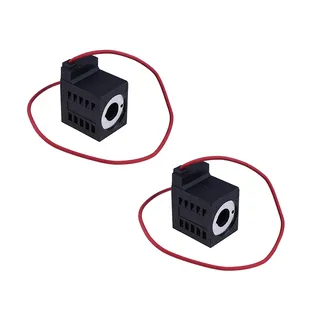 2 Pieces 12VDC 16W 1/2'' Hole Single Lead Wire Solenoid Valve Coil 10226-14 for Hydraulic Power Unit Lift Dump Valve Stem Series 08 80 88 98