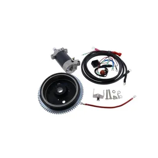 Electric Start Motor Flywheel Kit for Yamaha Outboard Engine 4 Stroke 25HP F25SMHA