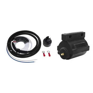 Electronic Ignition Kit Dual Fire Coil with Dynatek DS6-1 for Harley Davidson HD Carbureted 1965-2003