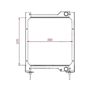 Engine Water Radiator Core 11172698 for Volvo Wheel Loader L90B L90 L90C L90D