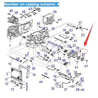 Evaporator ND446010-3132 for Komatsu Bulldozers D155A D155AX D65EX D65PX D65WX Excavator PC400LC-8 PC300-8 PC350-8 PC200-8