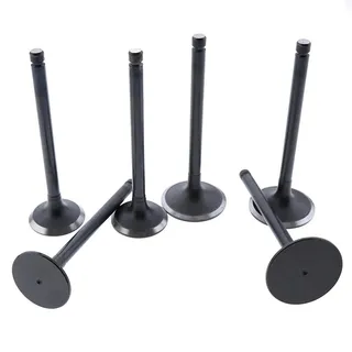 6 Pcs Exhaust Valve 6136-42-4210 for Komatsu Hydraulic Excavator 6D105-1F Engine 6D105-1BB 6D105-1L