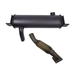 Exhaust Muffler 7181055 With Tube 7181083 7211391 for Kubota Engine V2403 Bobcat Loader S530 S510